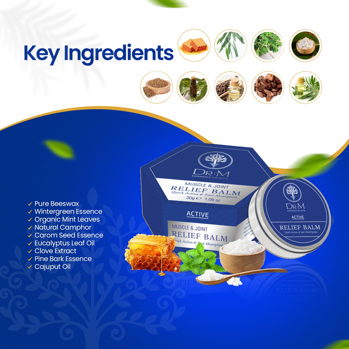 Active Muscle & Joint Twin Pack of 50 ML Each + Relief balm